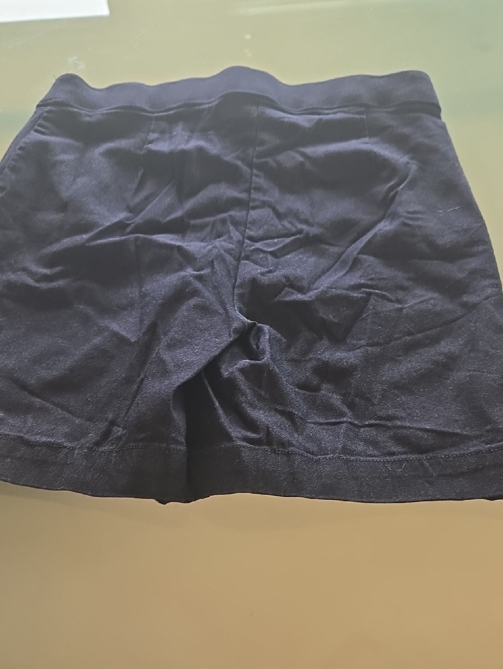 Rafaella Navy Blue Shorts with Tag Detail